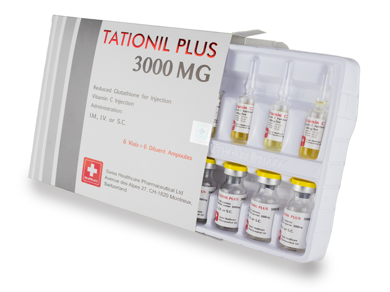 tationil plus 3000mg glutation empaque